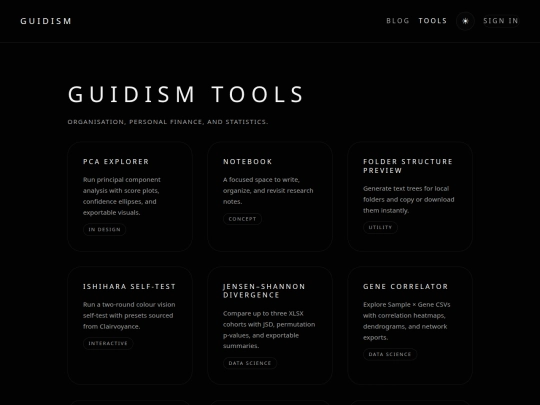 tools screenshot