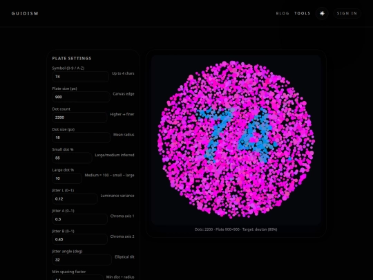 tools/ishihara_plate_generator screenshot