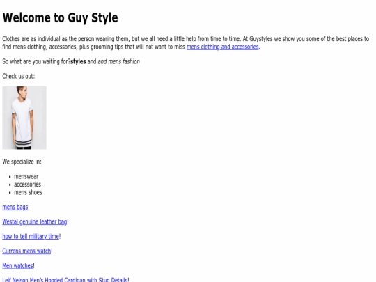 index screenshot