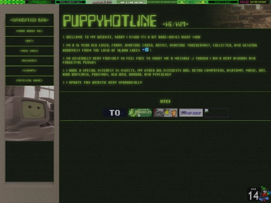 splashpage screenshot