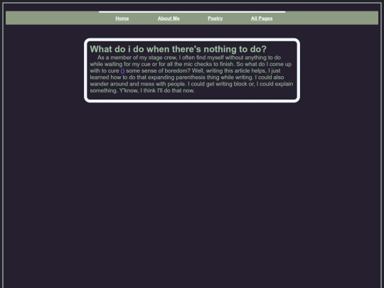 What-do-i-do-when-theres-nothing-to-do-Article screenshot