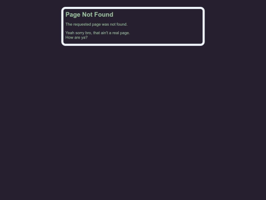 not_found screenshot