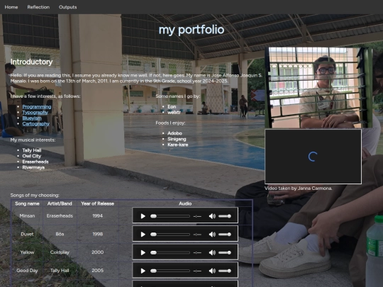 project/portfolio screenshot