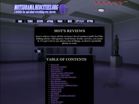 REVIEWS screenshot