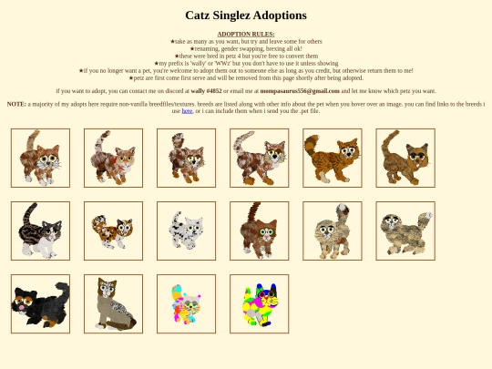 adoptcatz screenshot