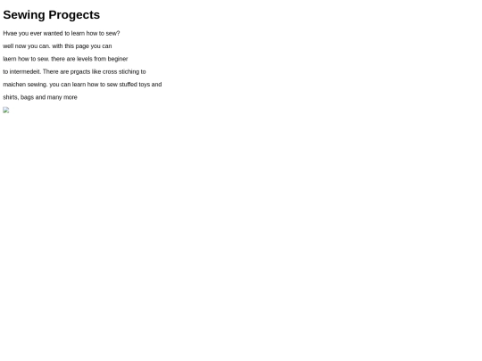 Sewing Projects - Copy screenshot