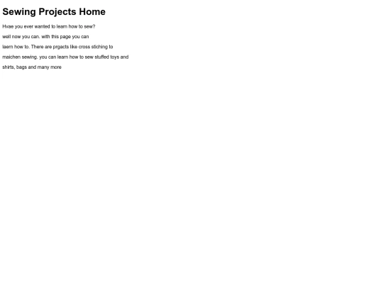 Sewing+Projects screenshot