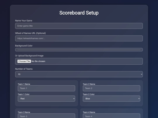scoreboard screenshot