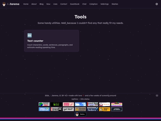 tools screenshot
