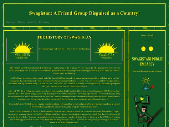 history screenshot