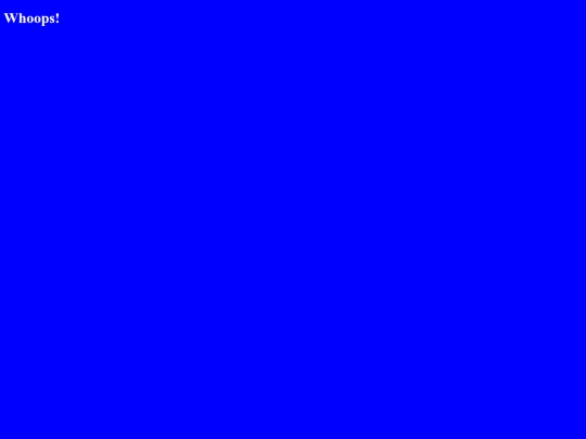 not_found screenshot