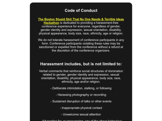 2017/codeofconduct screenshot