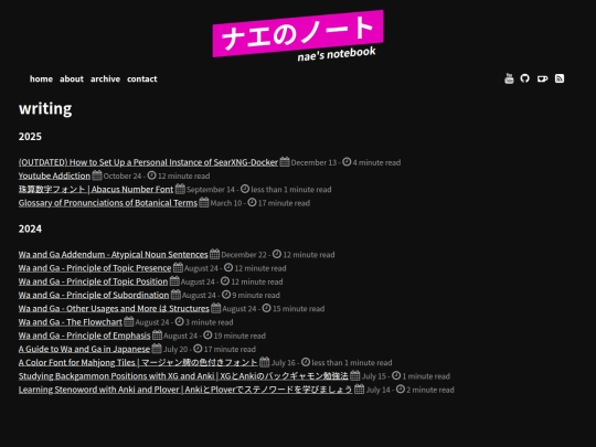 writing screenshot