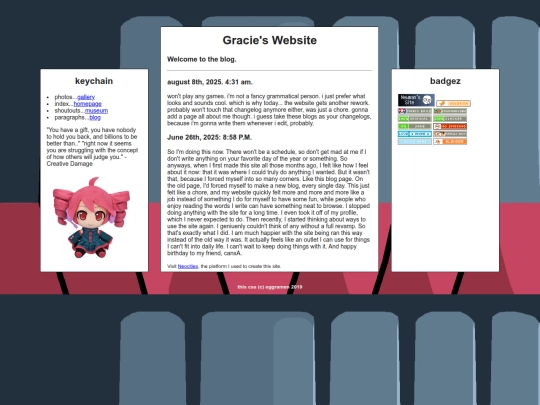 blog screenshot