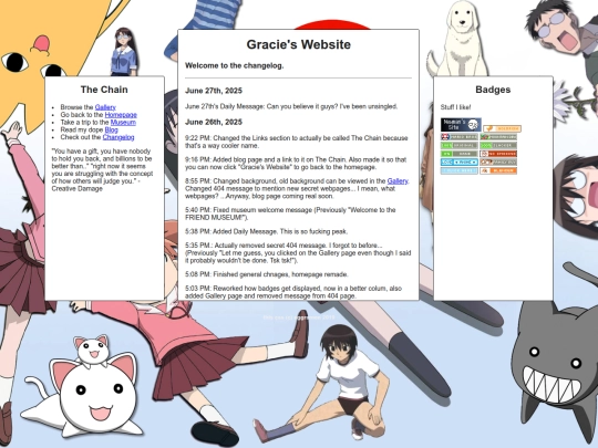 log screenshot