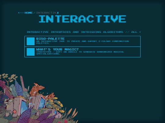 interactive screenshot