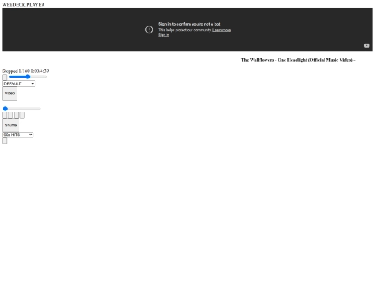 webdeck-player screenshot