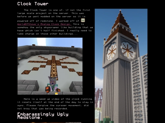 minecraft/clock tower/clock screenshot
