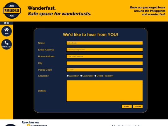 contact screenshot