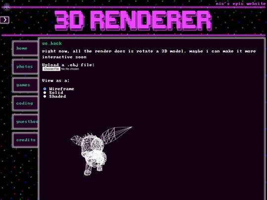 coding/3d_render screenshot