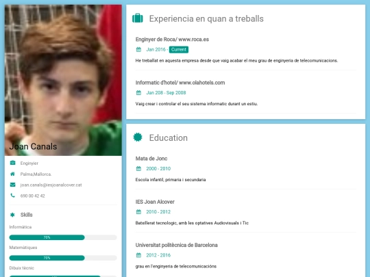 curriculum screenshot