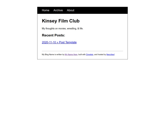 index screenshot