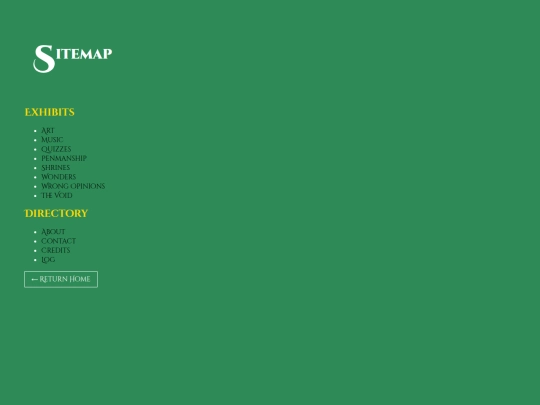 widgets/sitemap screenshot