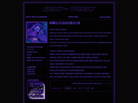 credits screenshot