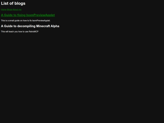 blogs screenshot