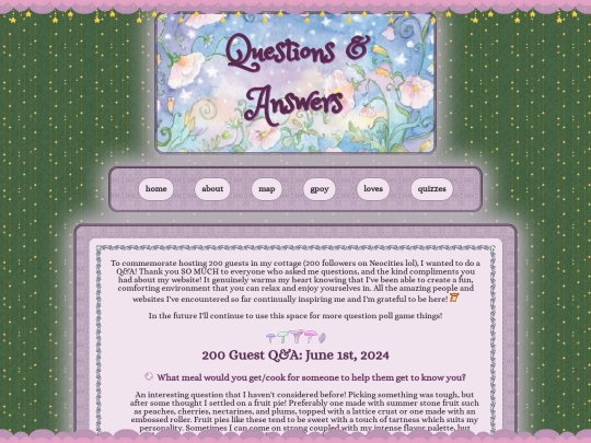 about/questions screenshot
