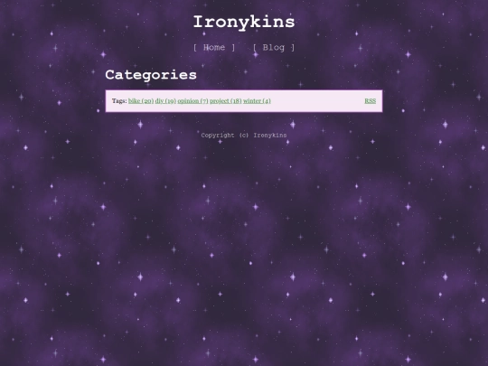 categories screenshot