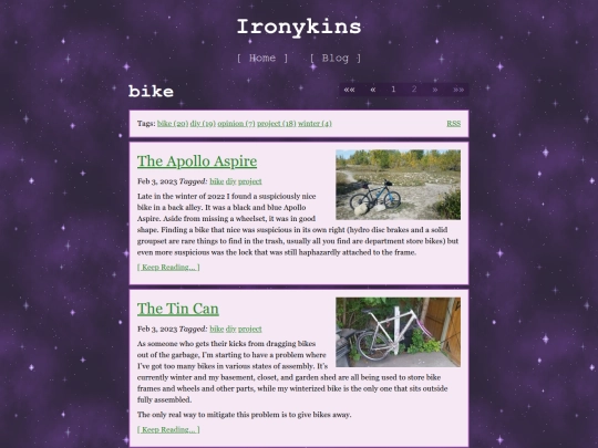 tags/bike/page/2 screenshot