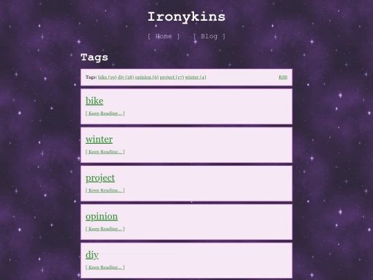 tags/page/1 screenshot