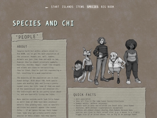 Totmansdoll/Species_Lore screenshot