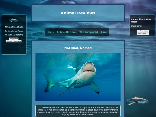 reviews/greatwhiteshark screenshot