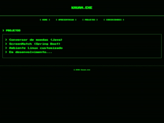 projetos screenshot