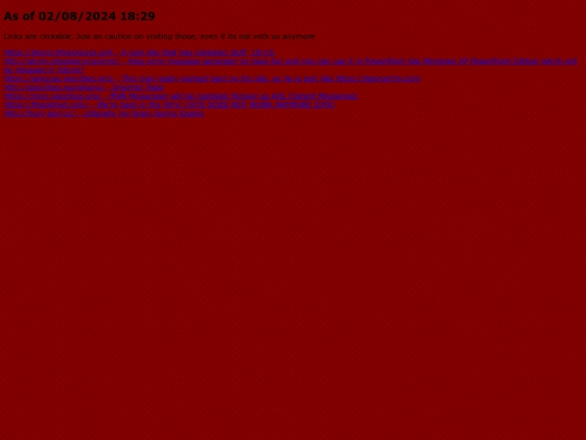 links screenshot