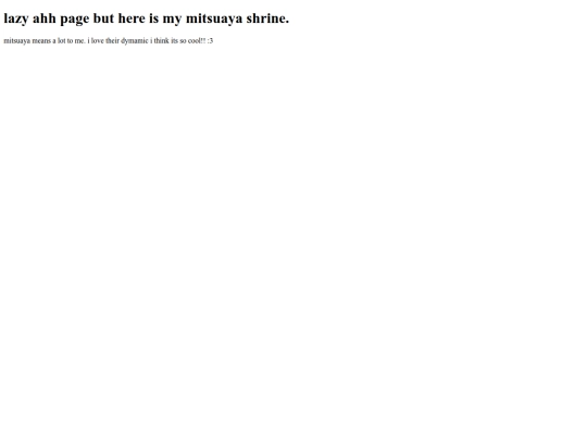 mitsuayashrine screenshot
