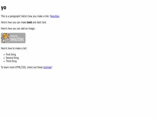 index screenshot