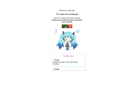 index screenshot
