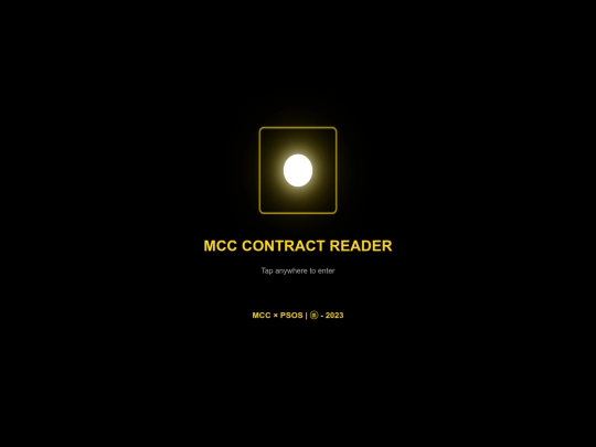 Alll/MCC CONTRACT READER screenshot