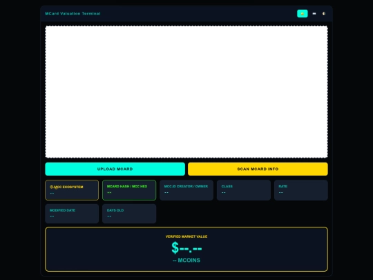 Mcard Valuation Terminal /MCard Valuation Terminal & Reader king  screenshot