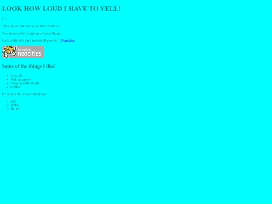 index screenshot