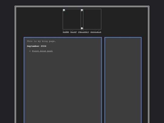 blog screenshot