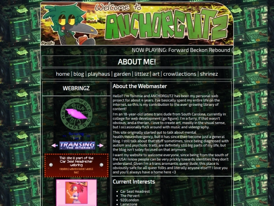webmaster screenshot