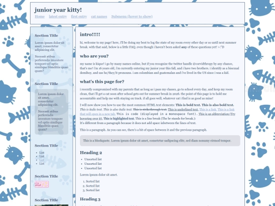 index screenshot