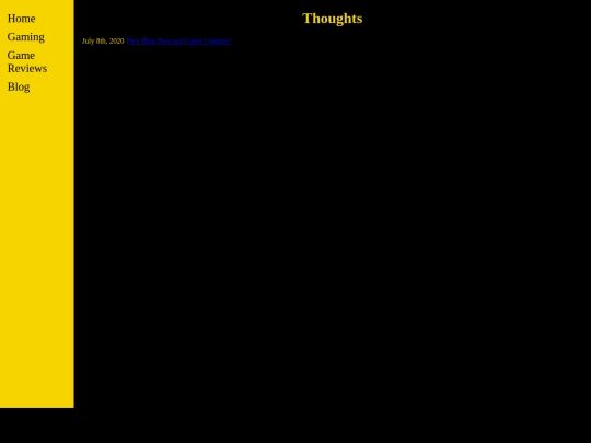 blog/home screenshot
