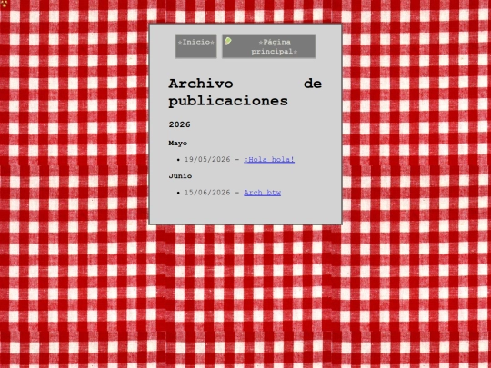 blog/archive screenshot