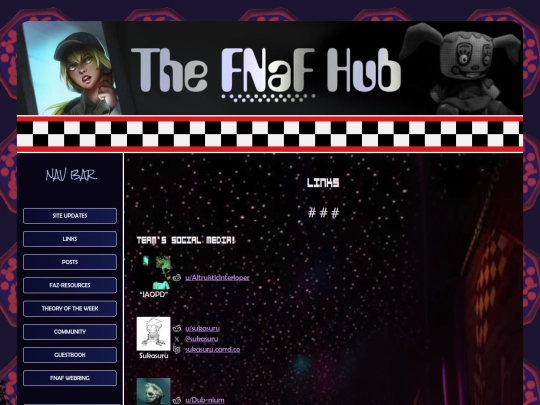 Links screenshot