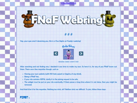 Webring screenshot